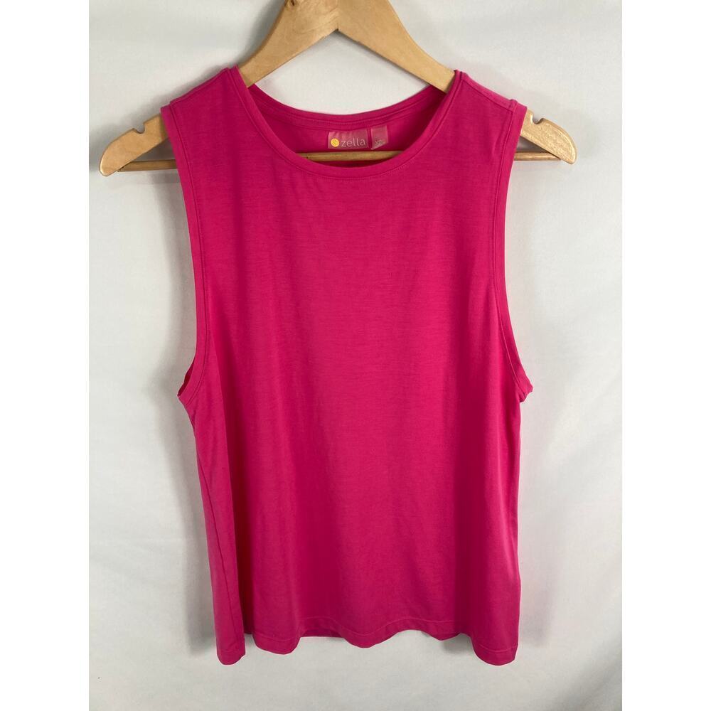 Zella Bright Pink High Neck Athletic Tank Size XS